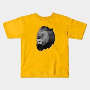 Geometric Lion Head Kids T-Shirt